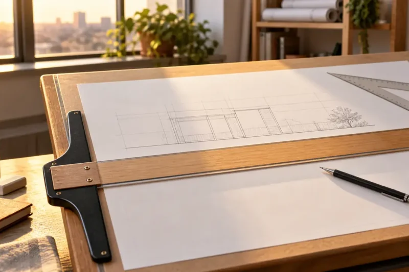 How to Use a T-Square for Drafting
